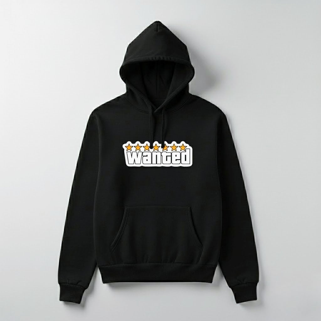 The "Wanted" Bounty Hoodie - Black