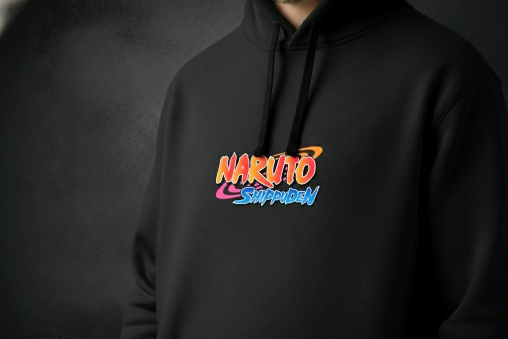 Naruto Classic Logo Hoodie - Black