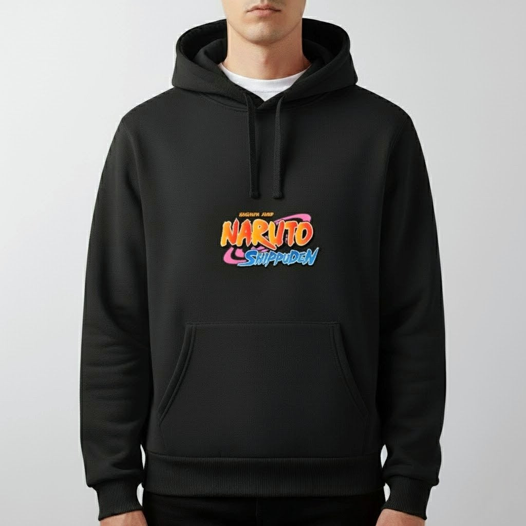 Naruto Classic Logo Hoodie - Black