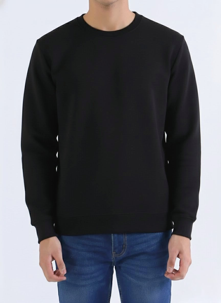 Plain Sweatshirt Bundle — Black, White & Grey