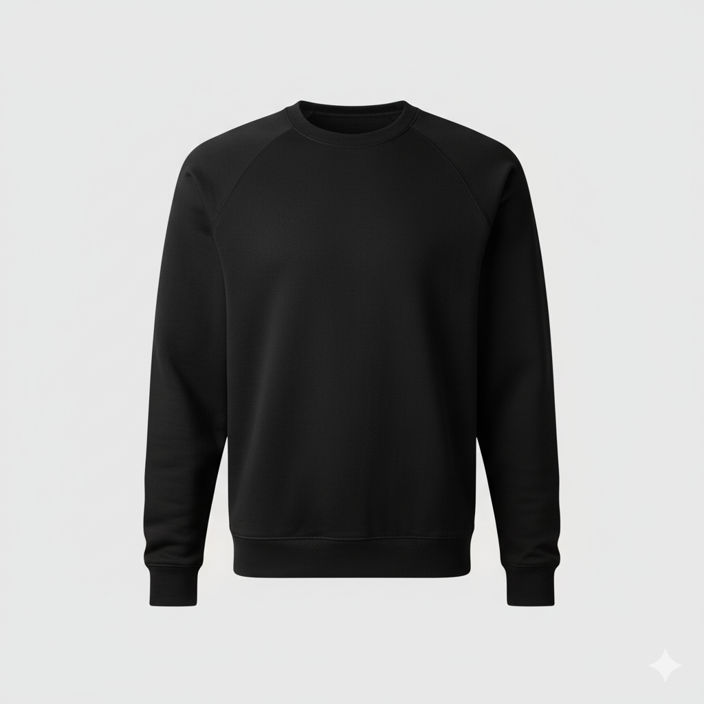 Durya Essential Sweatshirts — Black, White & Gray | Unisex Fleece Streetwear