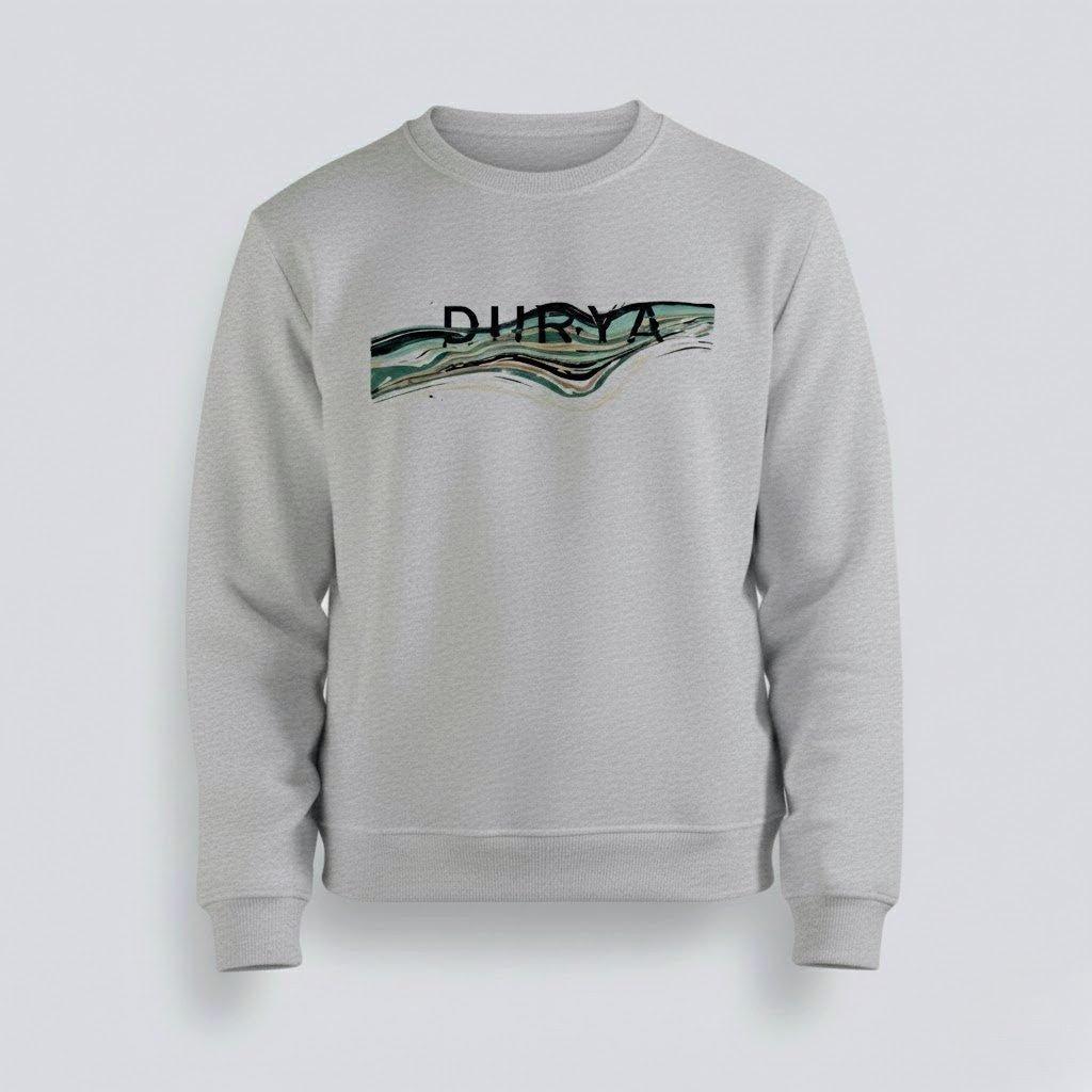 Durya Signature Sweatshirts — Black, White & Gray | Unisex Fleece Streetwear