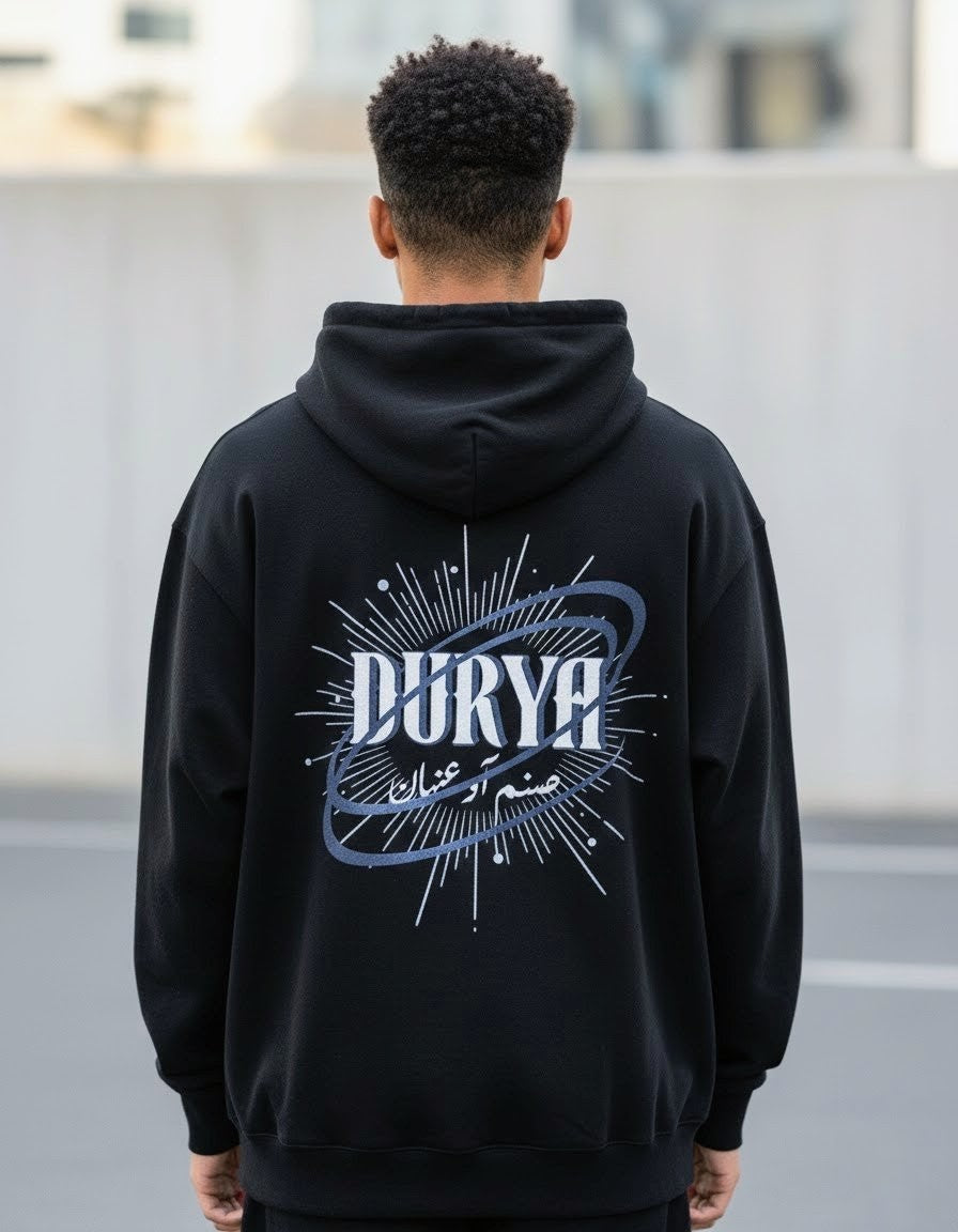 Durya Original Premium Hoodie – Signature Front Logo & Bold Back Print