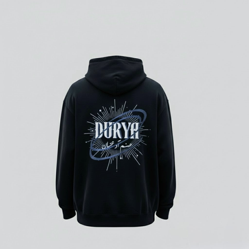 Durya Original Premium Hoodie – Signature Front Logo & Bold Back Print