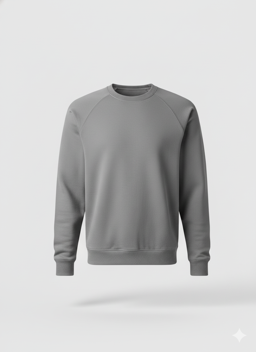 Durya Essential Sweatshirts — Black, White & Gray | Unisex Fleece Streetwear