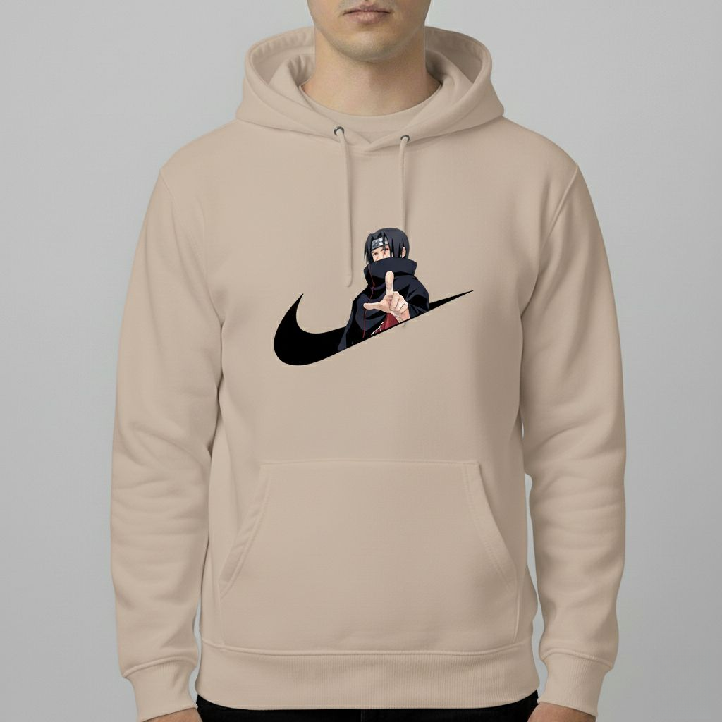 Itachi Uchiha x Nike Inspired Hoodie – Anime Streetwear Pullover | Unisex