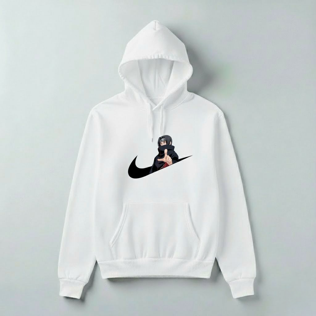 Itachi Uchiha x Nike Inspired Hoodie – Anime Streetwear Pullover | Unisex
