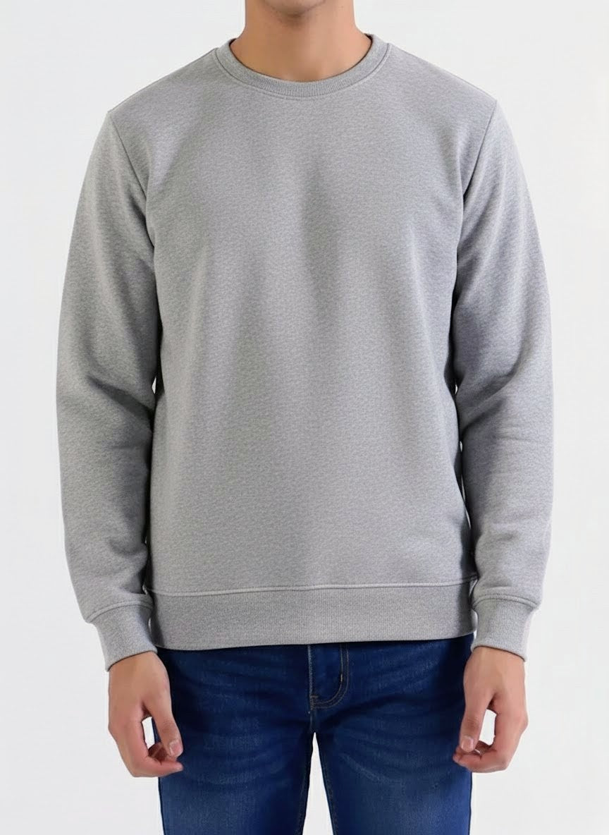 Plain Sweatshirt Bundle — Black, White & Grey