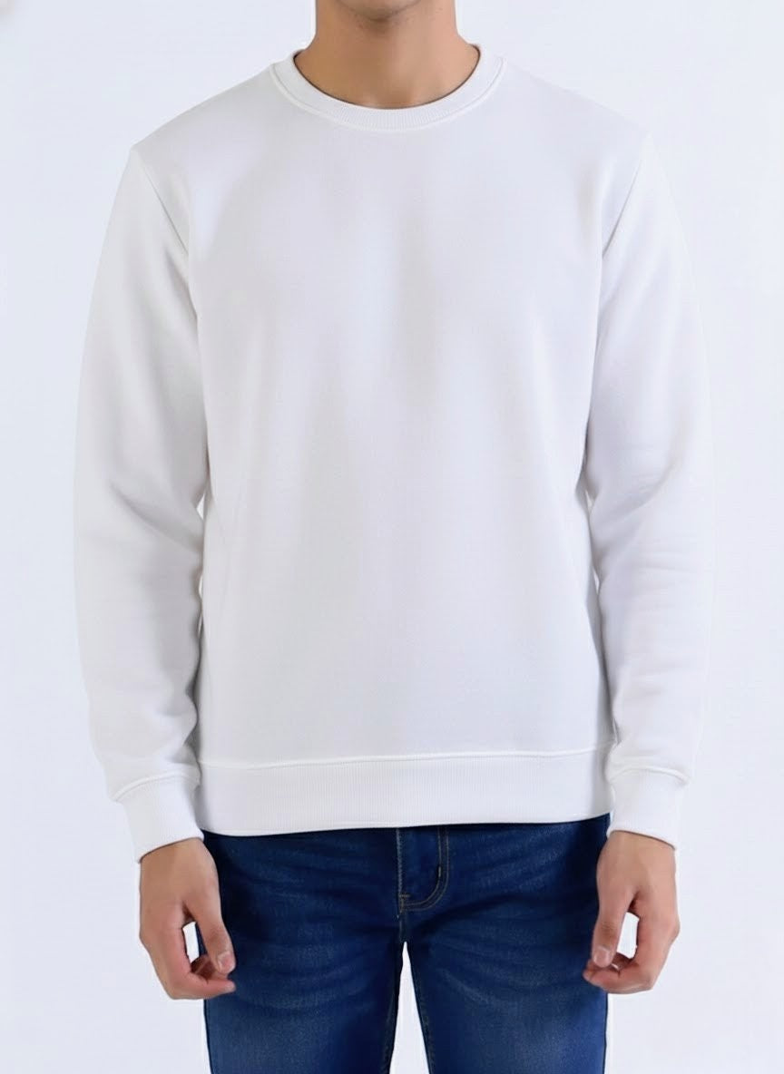 Plain Sweatshirt Bundle — Black, White & Grey