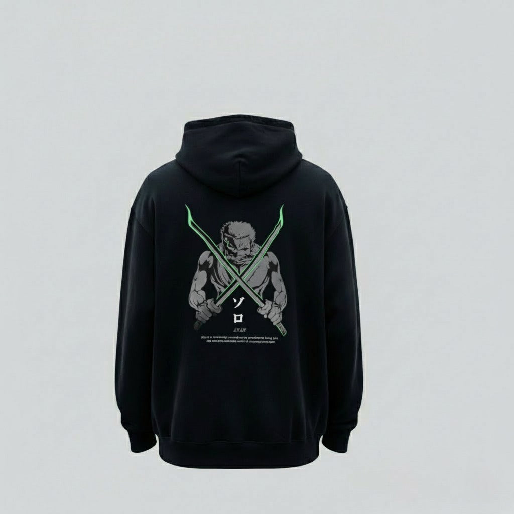 Zoro Hoodie | One Piece Inspired Samurai Streetwear
